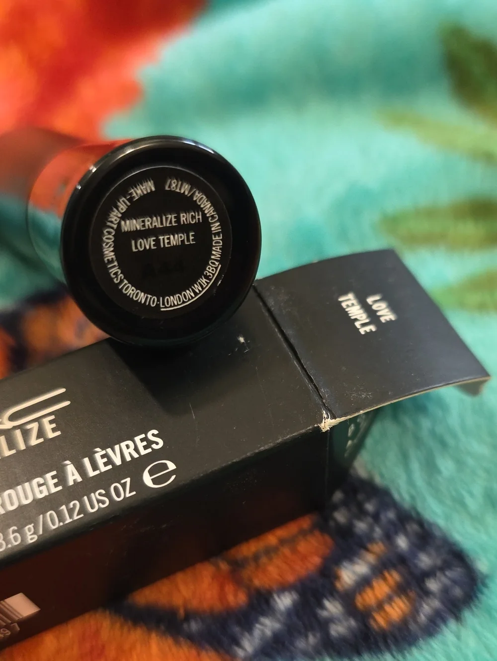 Mac Love Temple Mineralized Rich Lipstick NIB